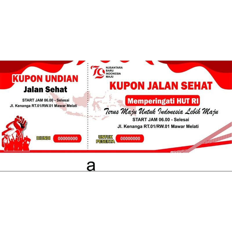 

Kupon Undian | Kupon jalan sehat | kupon custom
