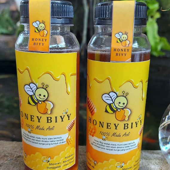 

HONEY BIYY | 250 ML MADU LEBAH (Tawon) 100% Pure Honey MADU ASLI DAN MURNI TANPA CAMPURAN APAPUN
