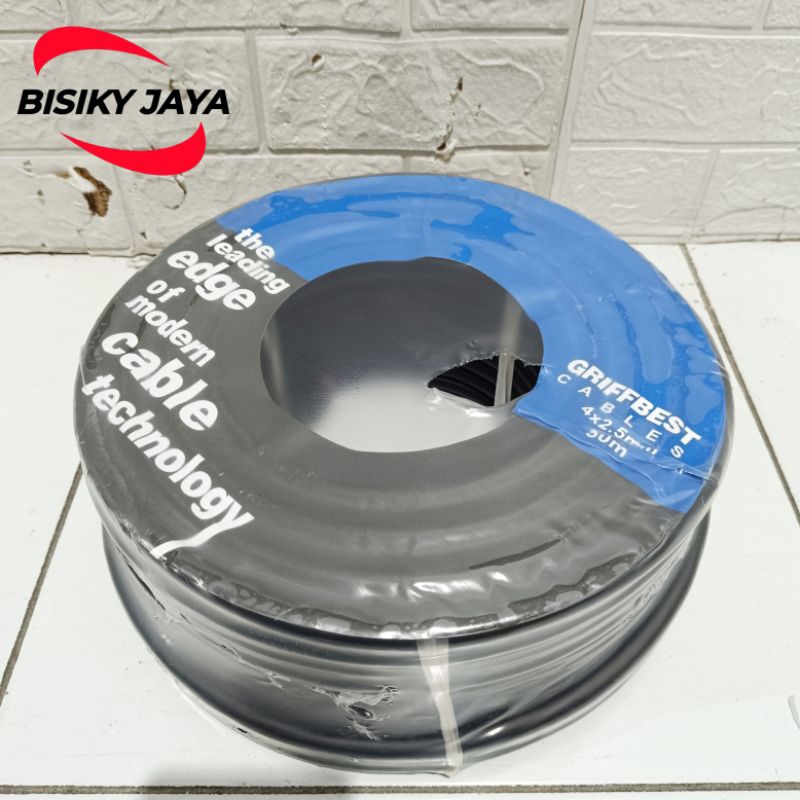 Kabel Speaker Griffbest 4x2.5 panjang 50 meter