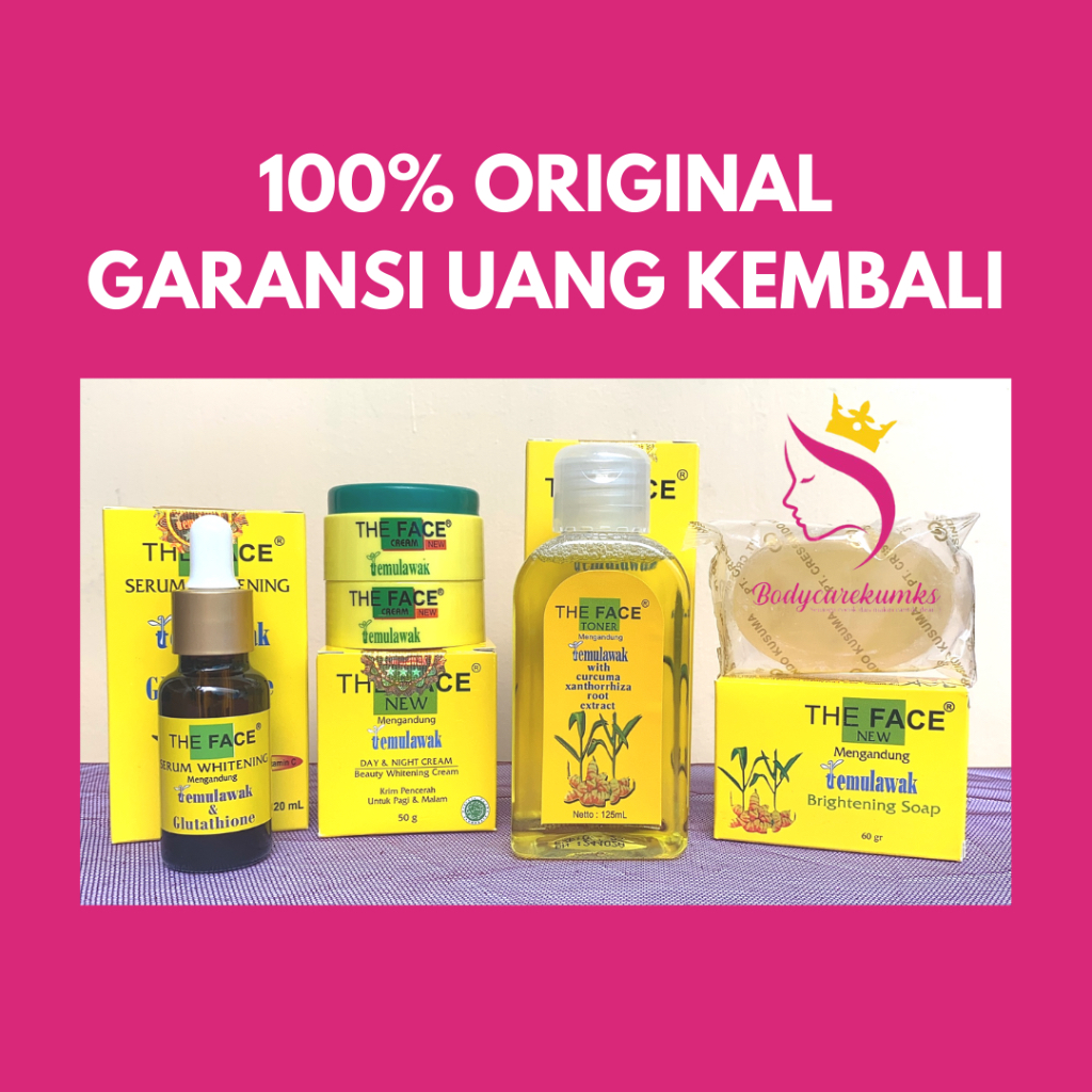 Temulawak Original BPOM - The Face Temulawak Paket Lengkap