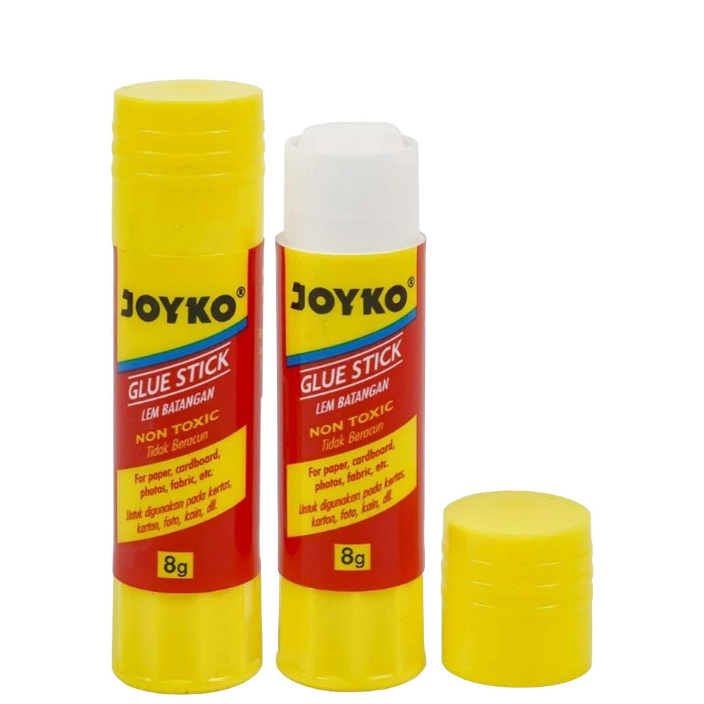 

[PGO] [3Pcs] Lem Kertas Glue Stick Joyko 8gr GS 09-Perekat Kuat Joyco Lem Stik Batangan