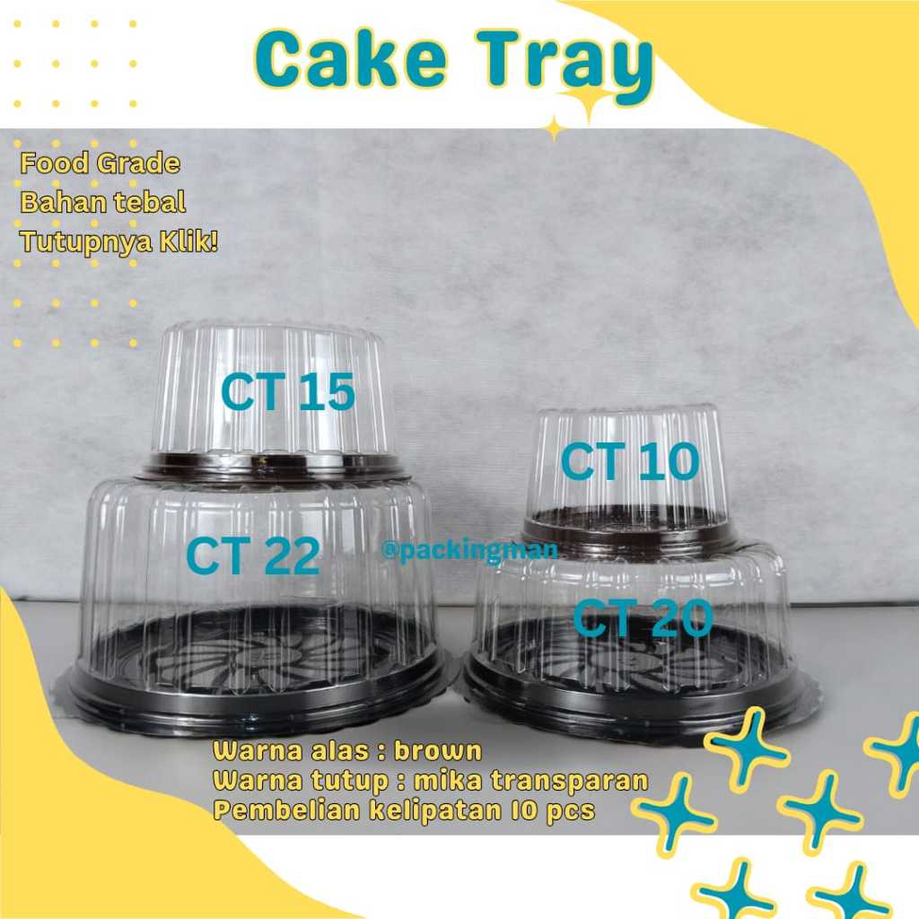 Mika Kue Bolu / Tart Mini / Tumpeng mini tanpa sekat CT 20 Bahan Tebal dan Food Grade | diameter 20 