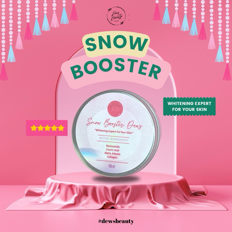 2 pcs SNOW BOOSTER BLEACHING DEWS BEAUTY