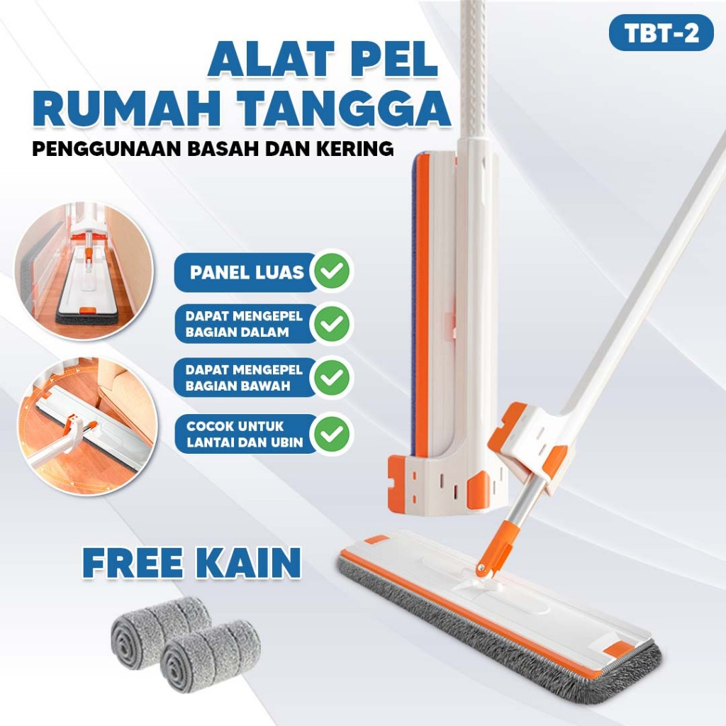 Pel Lantai Praktis Alat Pel Praktis Tarik Peras Otomatis