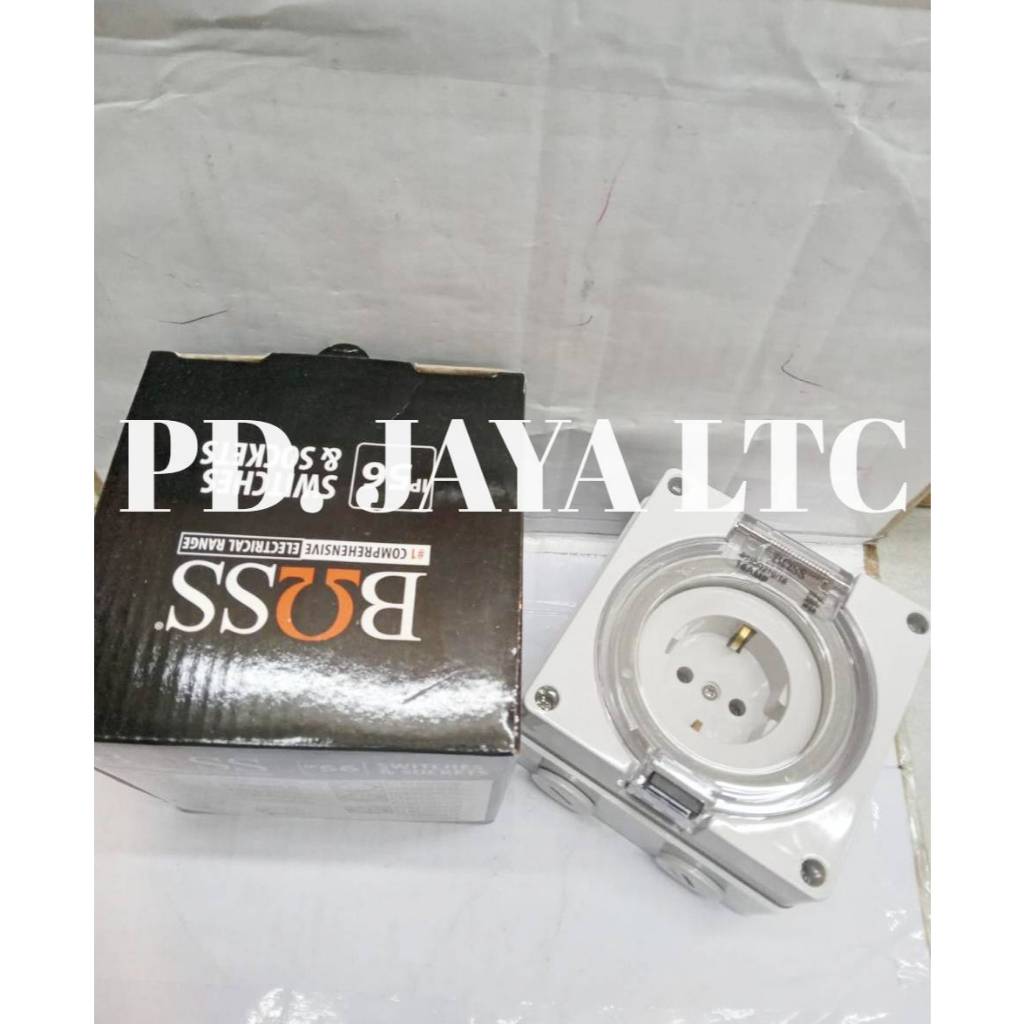 BOSS Schuko Socket Outlet - Dustproof IP56 16A 250V B56SO210/16