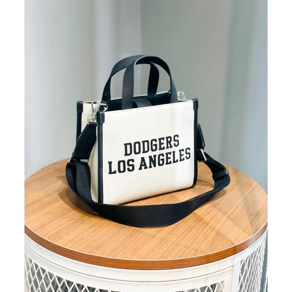 TAS WANITA HANDBAG MLB VARSITY JACQUARD SMALL TOTE BAG LA DODGERS ORIGINAL