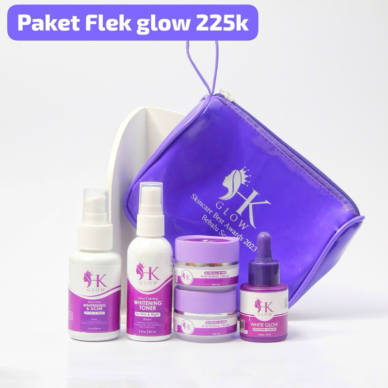 HK glow paket glowing dan flek