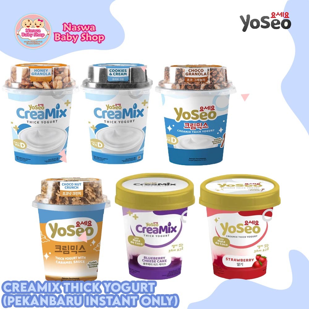 

Yoseo Creamix Thick Yogurt 90ml (Pekanbaru Instant Only)