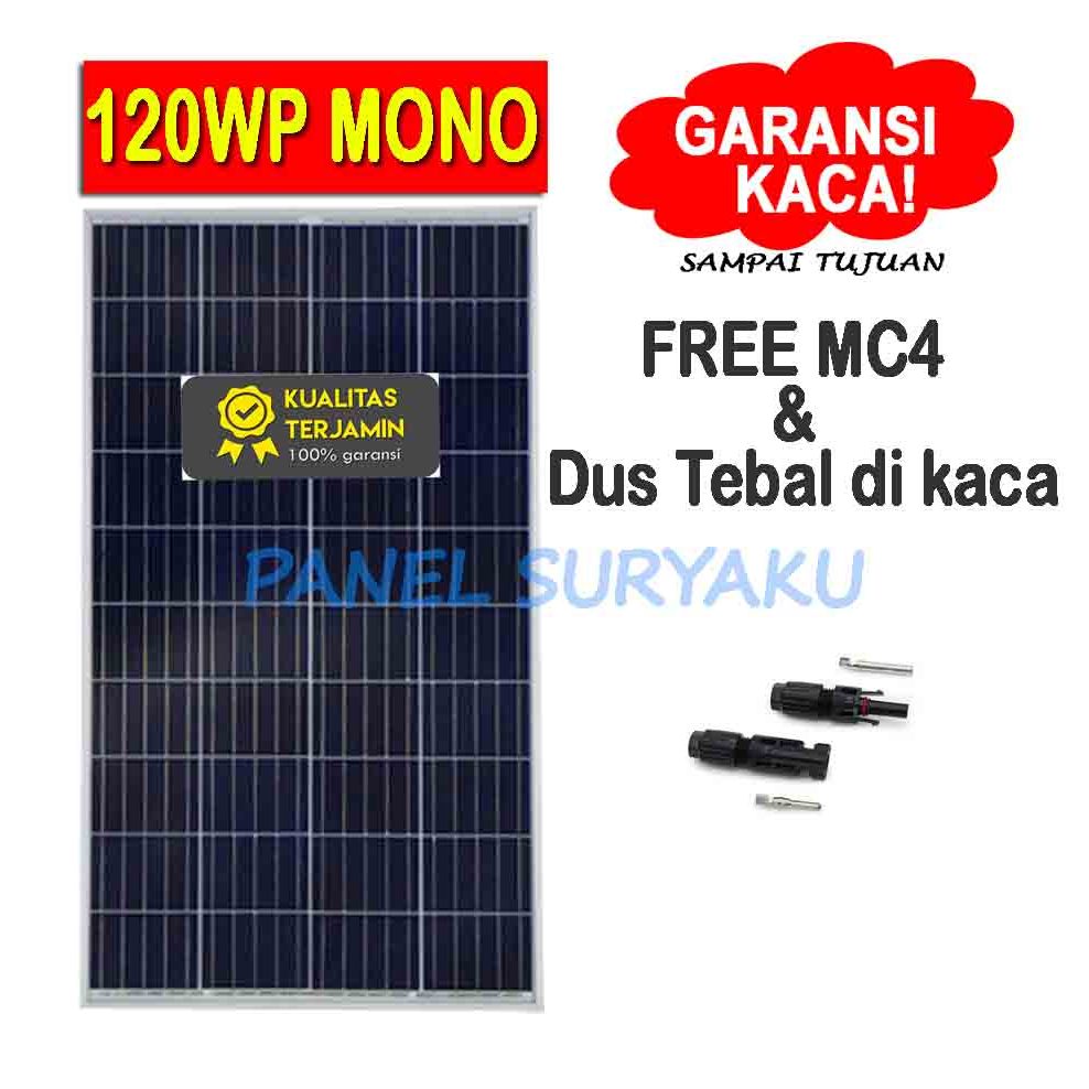 Solar Panel Surya 120wp Poly Solar Cell 120wp Poly  Free MC4