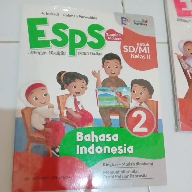 

Esps Bahasa Indonesia kelas 2, kurikulum merdeka. penerbit Airlangga