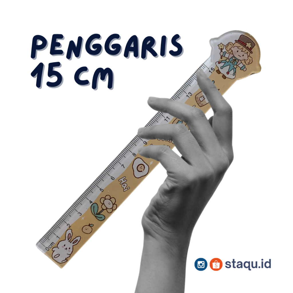 

staqu.id PENGGARIS UKURAN 15CM