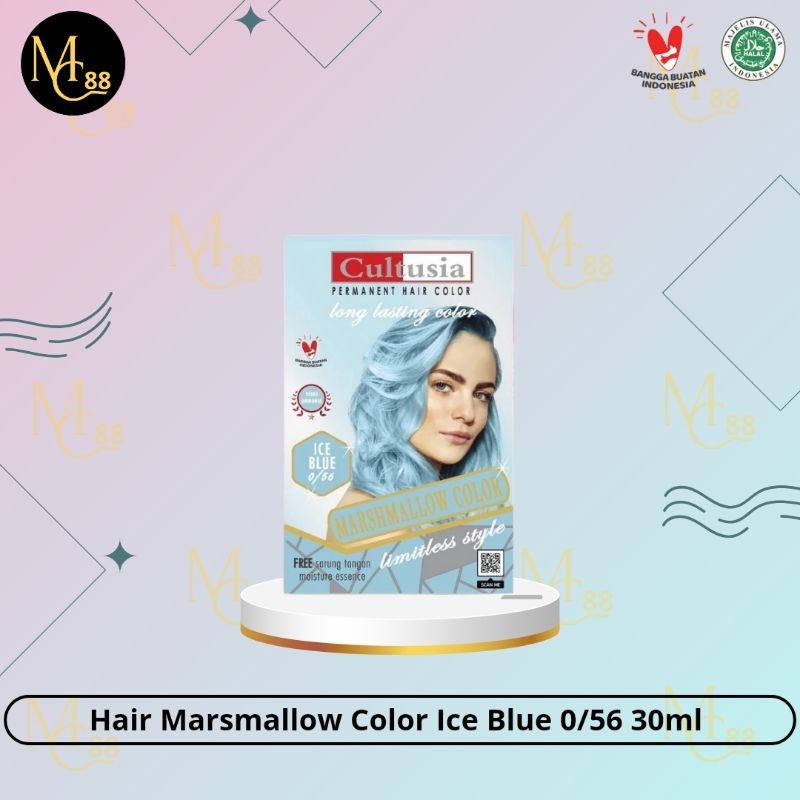 Cultusia Hair Mashmallow Color Ice Blue 0/56 30 ml