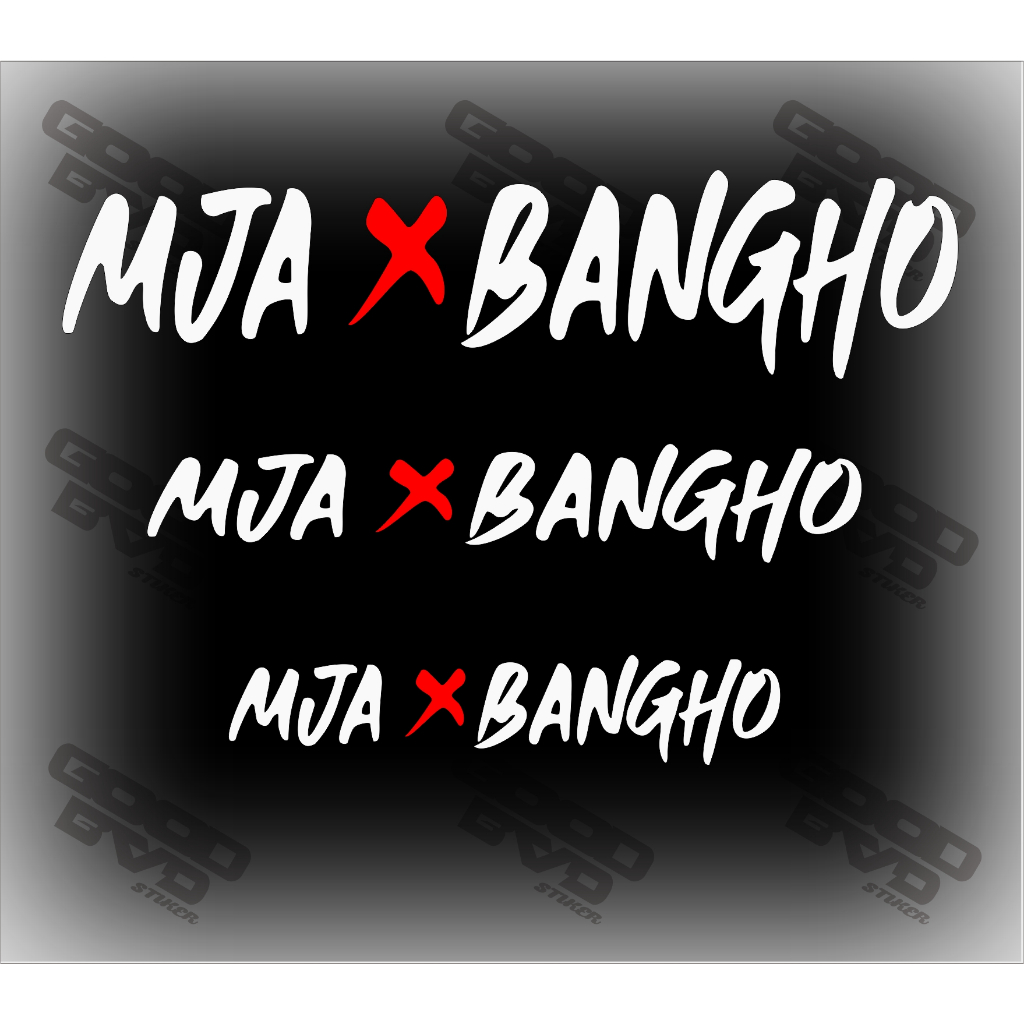 

Sticker KACA MOBIL MJA X BANGHO
