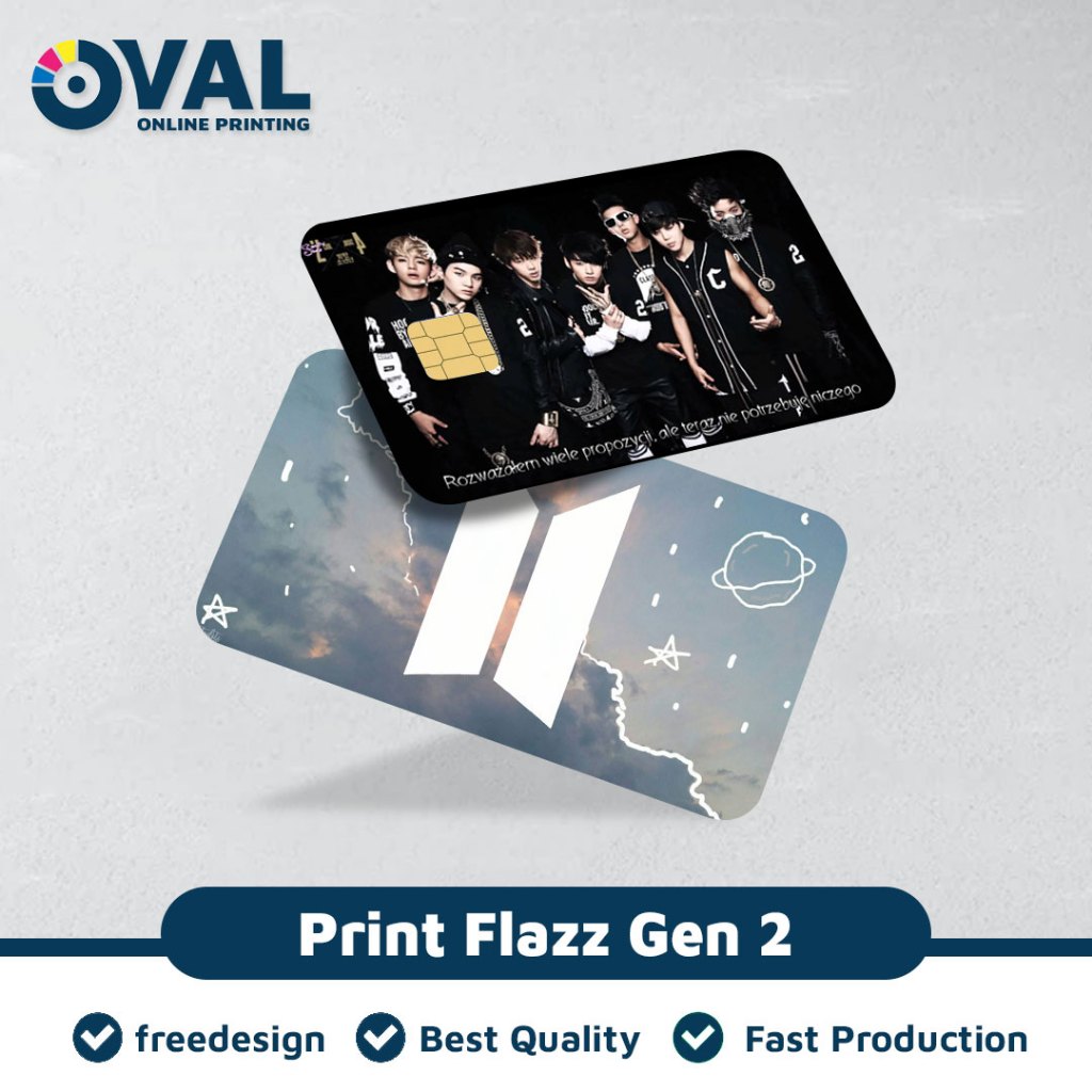 

Flazz Custom Gen 2 - Cetak Flazz - Print Flazz Gen 2 - Cetak Flazz BCA 2 SISI
