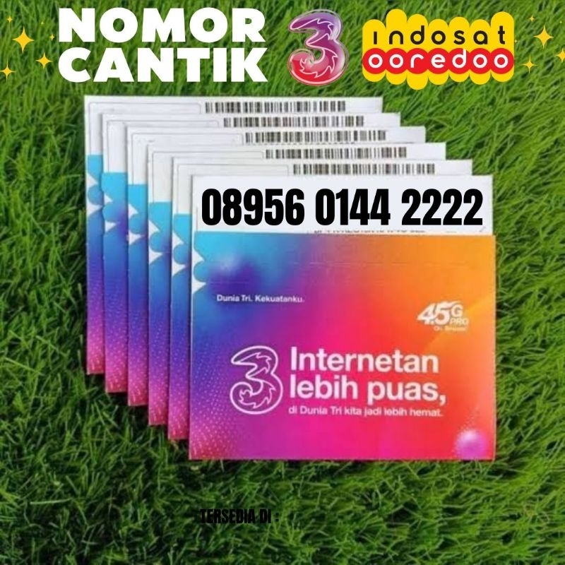 Nomor Cantik Indosat Tri 08956 0144 2222