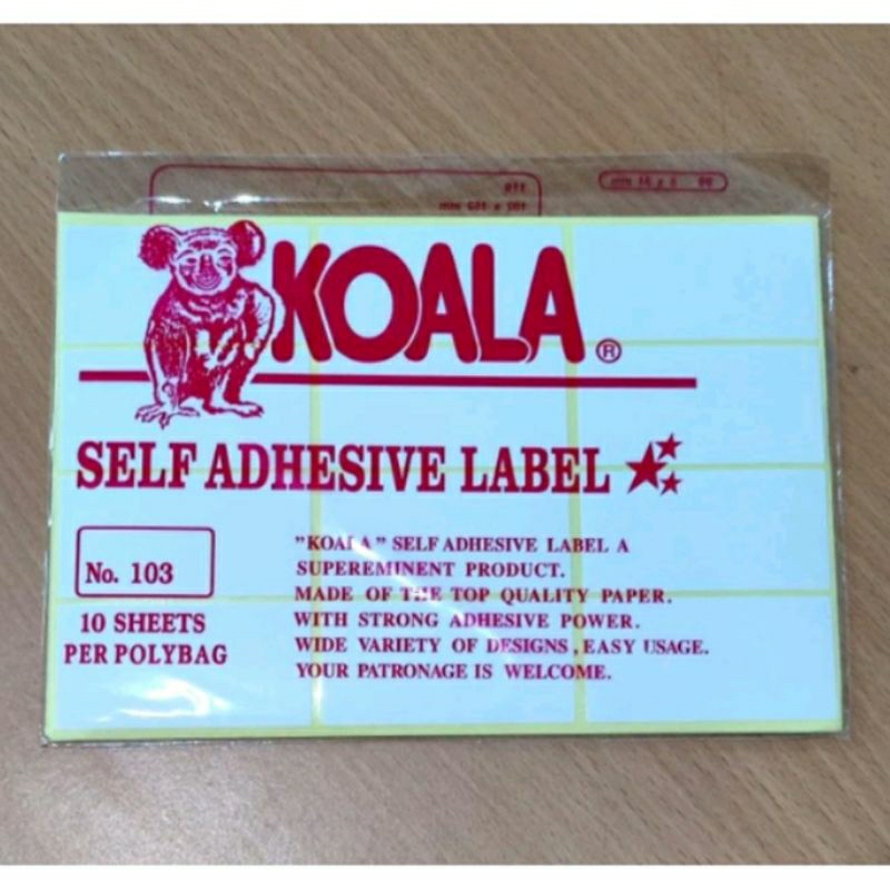 

label