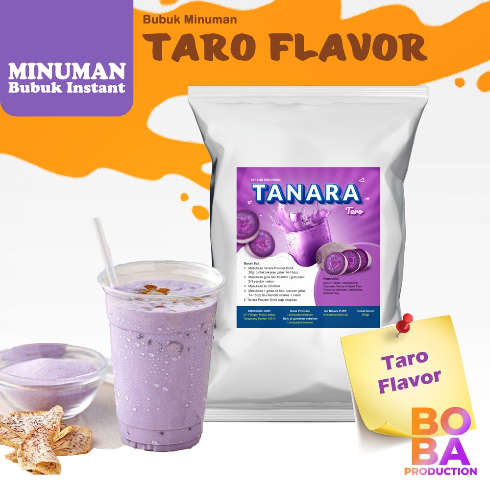

Bubuk Minuman Taro 500gr - Powder Taro - Bubuk Taro - BobaProduction