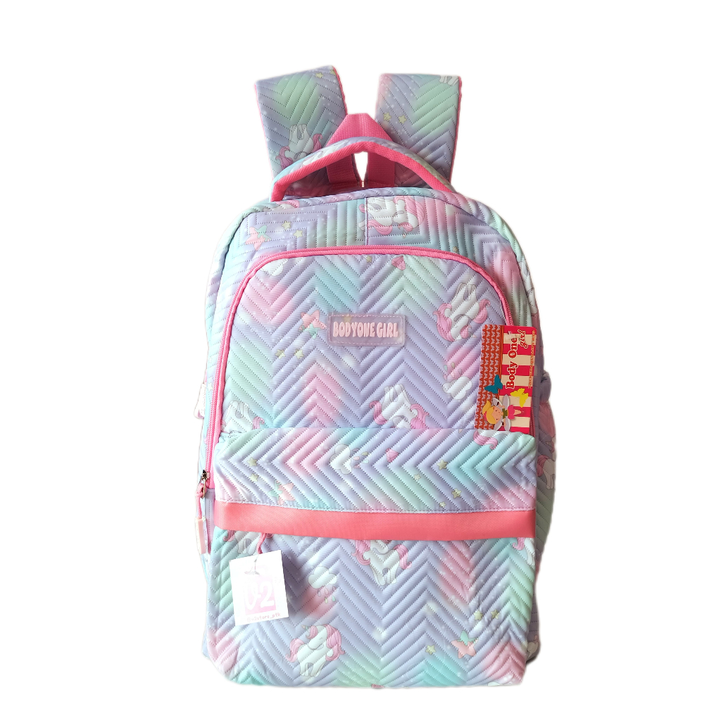 Tas Ransel YOGAS Pelangi/Ransel Sekolah Anak Anti Air Model Tebal/Ransel Anak Lucu/Tas Anak Murah