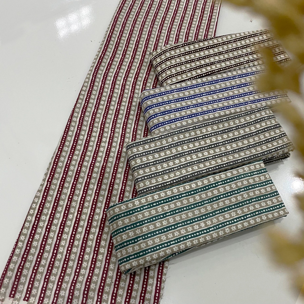 Kain Batik Meteran Jarik Modern Premium Kekinian Lurik Salur warna Pekalongan Jawa Lilit Batik