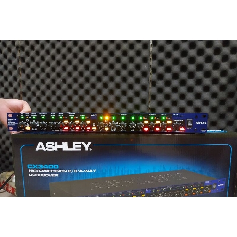 Crossover Ashley CX 3400 Original Ashley CX3400 With Limiters Super X Pro