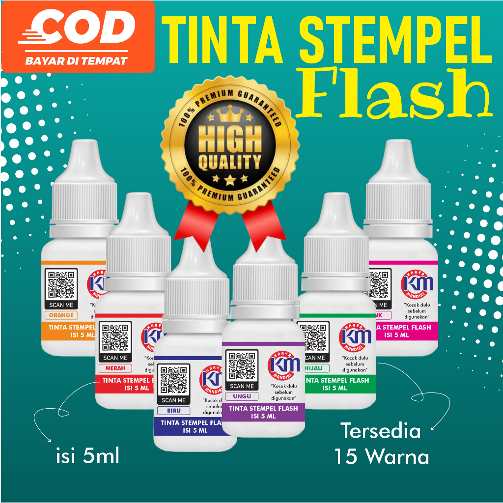 

TINTA STEMPEL FLASH / TINTA REFIL STEMPEL OTOMATIS