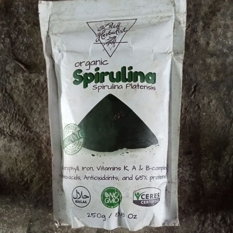 

Organik Spirulina plate sis 250g