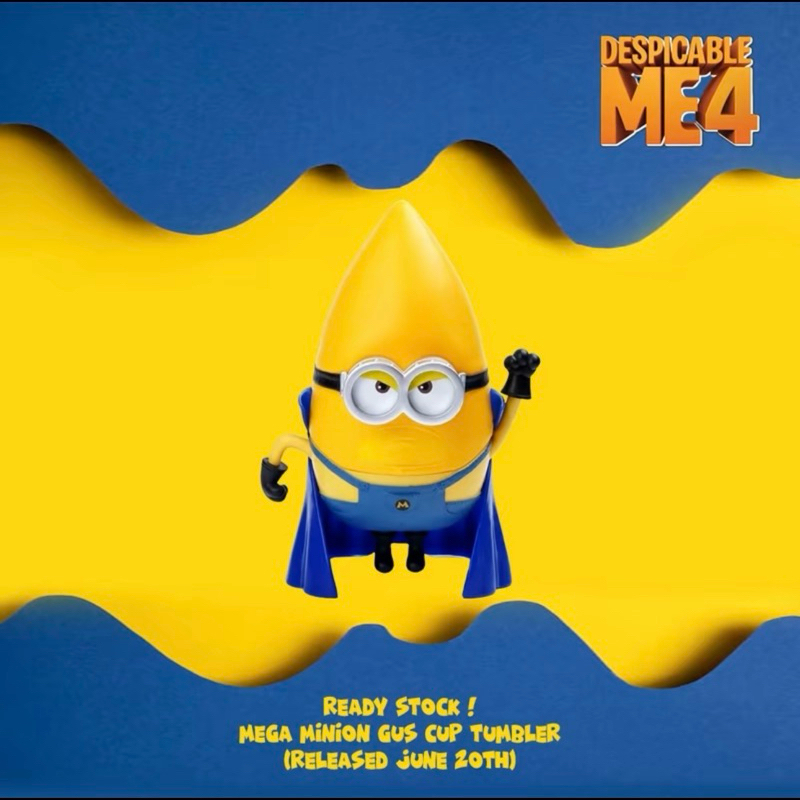 Collectible Minion Gus Cup XXI Tumbler Botol Minum