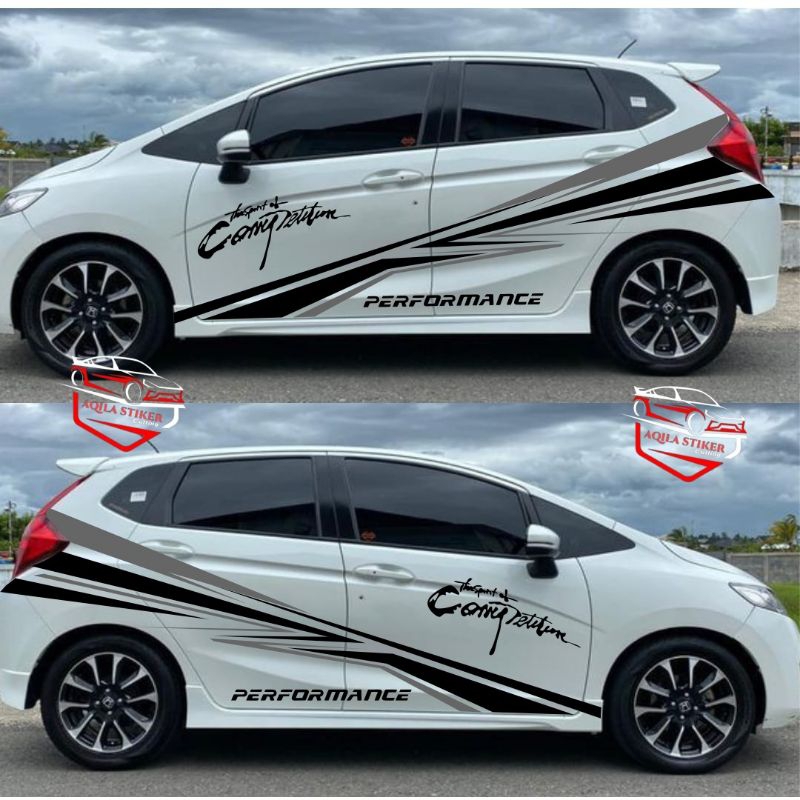 Cutting Stiker Mobil Jazz Brio Ayla Stiker Daihatsu Keren Simple Minimalis