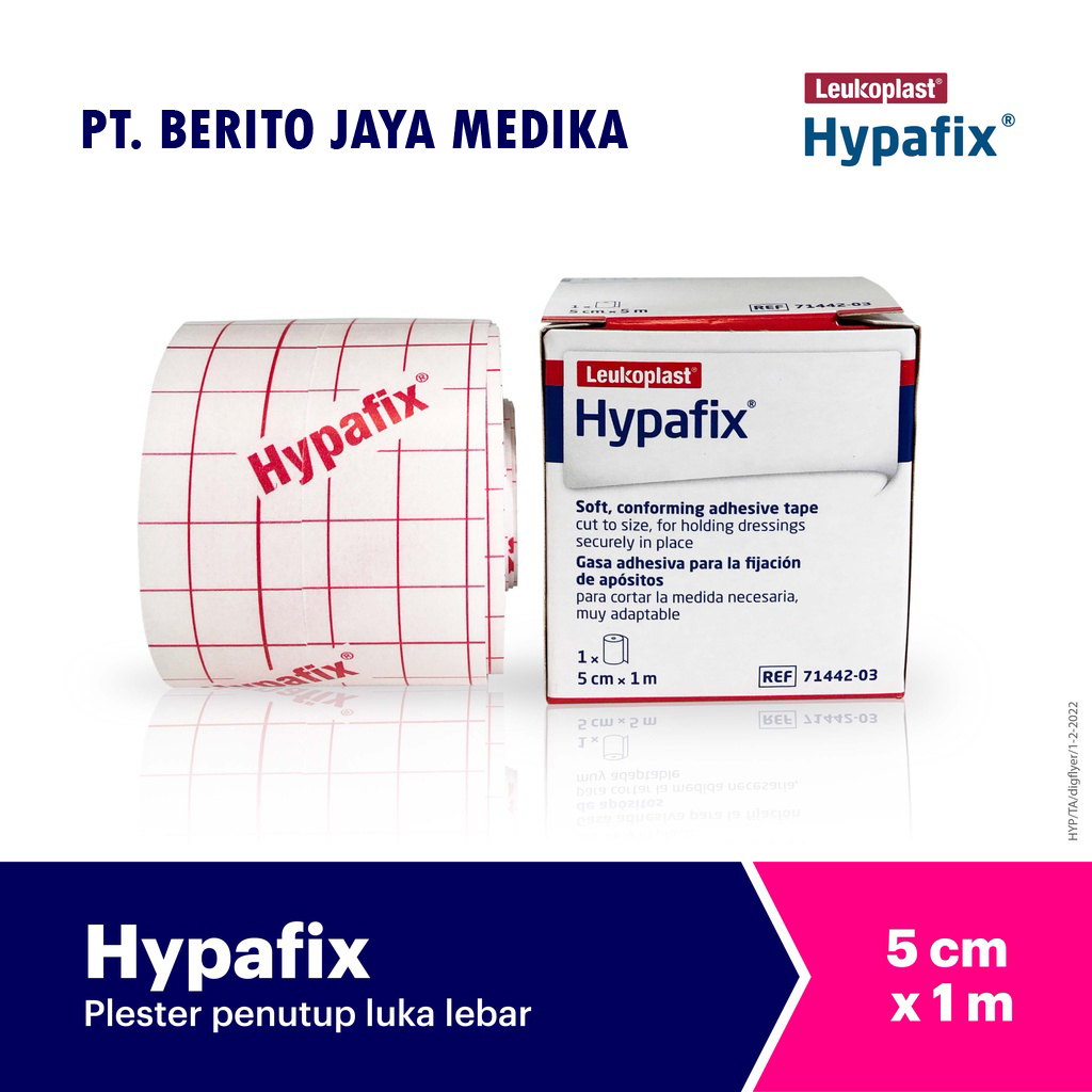 Hypafix 5 cm x 1 m Plester anti air hypafix 5x1
