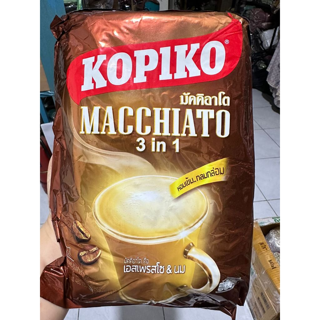 

Ready stok - Minuman instan kopi*o macchiato 3 in 1 ori thailand