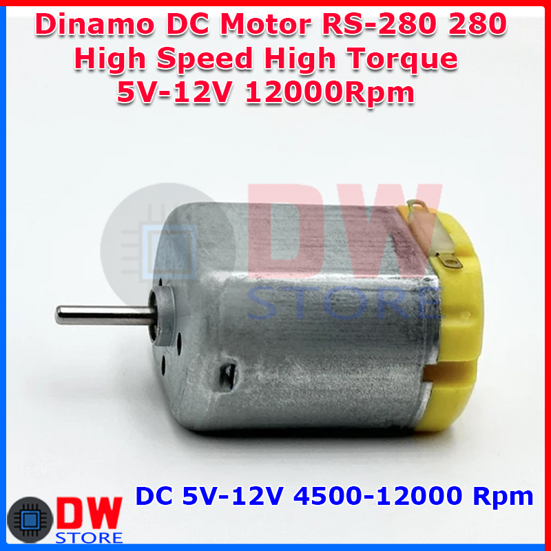 Dinamo DC Motor RS-280 RS 280 High Speed RPM High Torque 5V - 12V