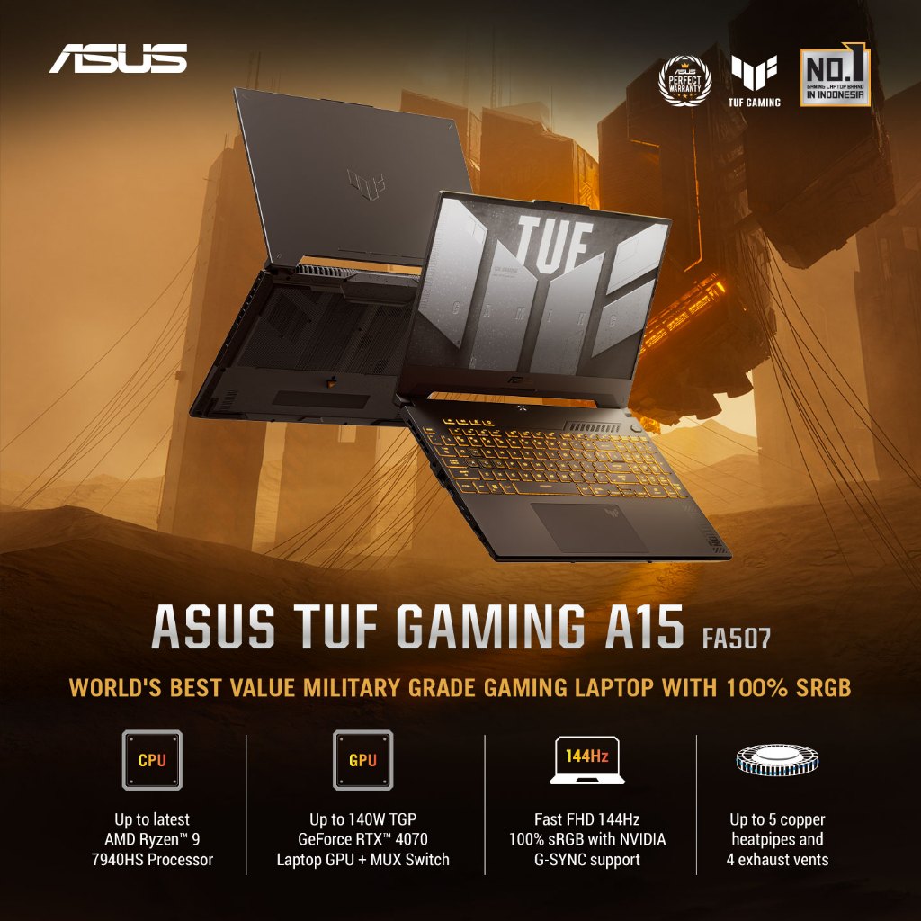 ASUS TUF Gaming A15 FA507NVR-R746K6M-O