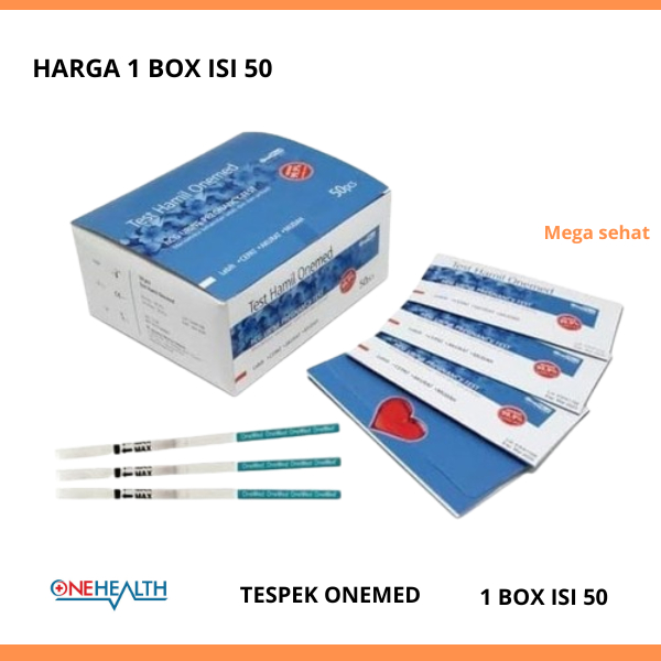 Onemed Alat Uji Test pack Kehamilan 1 Box isi 50 Pcs