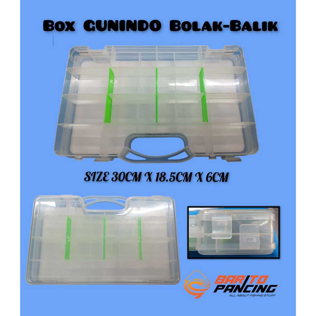 Box Lure GunindoTempat Aksesoris  Pancing