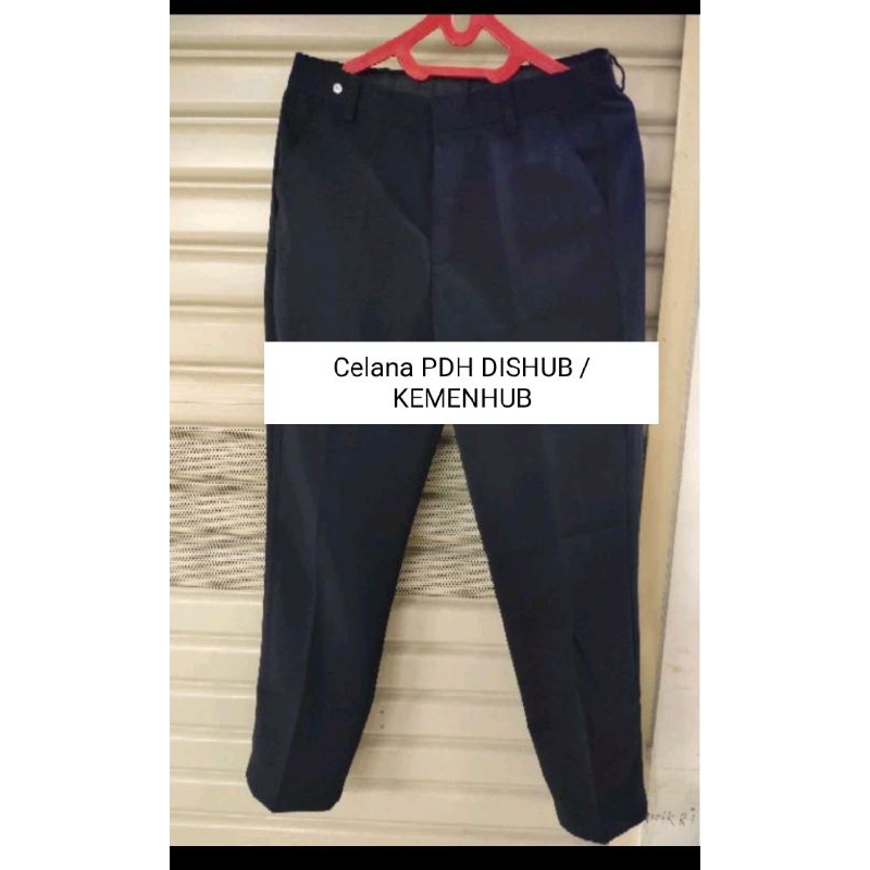 CELANA PANJANG PDH DISHUB / CELANA KEMENHUB BIRU DONGKER.