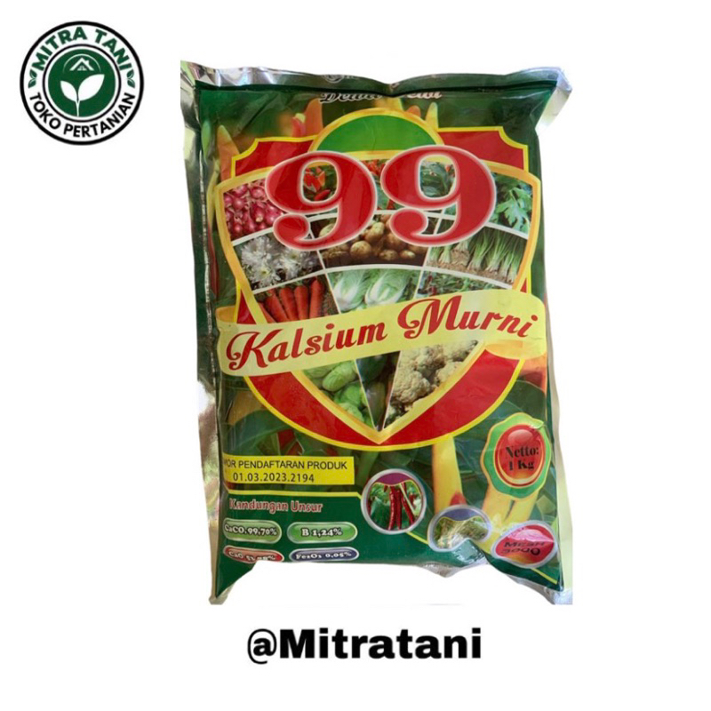 PUPUK KALSIUM MURNI 99 1KG