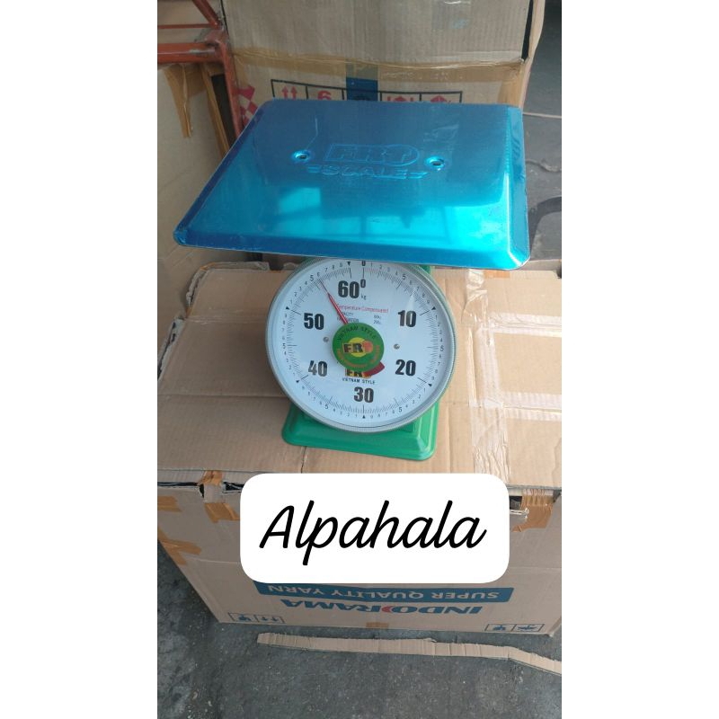 Timbangan jarum 60kg FRT/Timbangan analog/piring datar/timbangan jarum