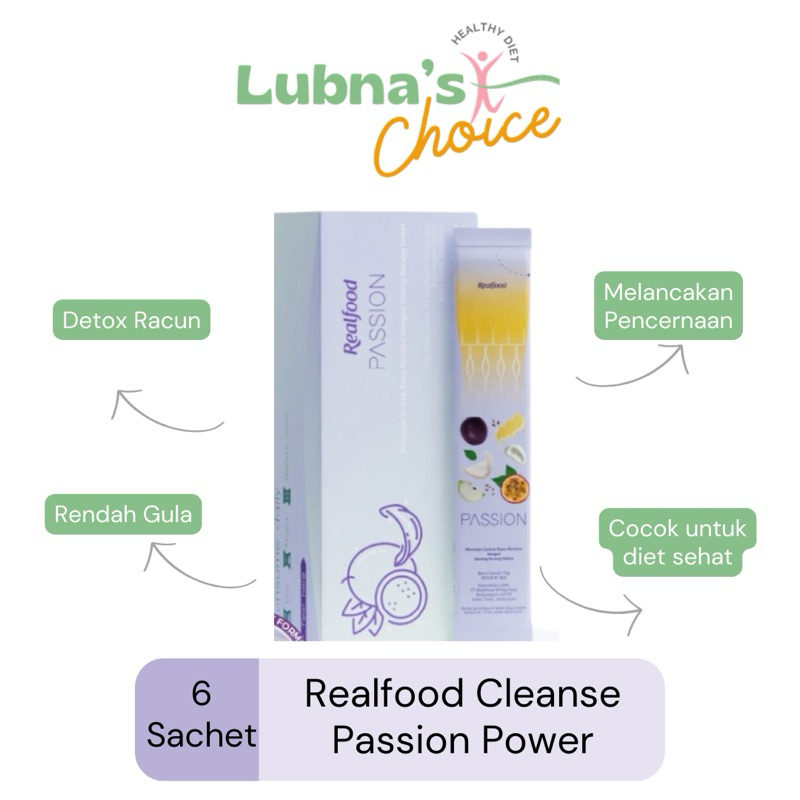 

Realfood Cleanse Passion Power 1 Box isi 6 Sachet