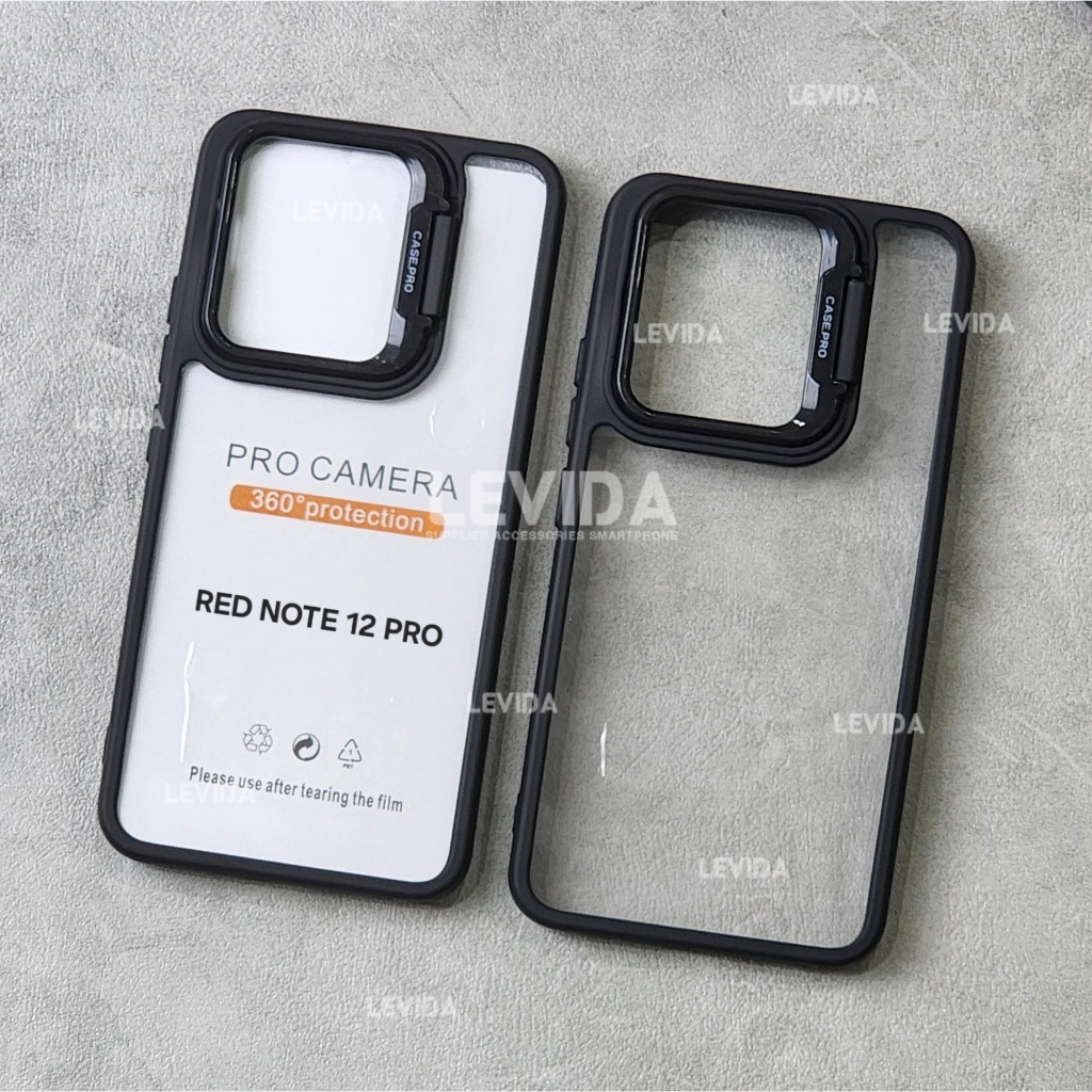 Case Clear Stand Ring Kamera Case Redmi Note 11 Pro Redmi Note 12 Pro 5G Redmi Note 13 4G Redmi Note