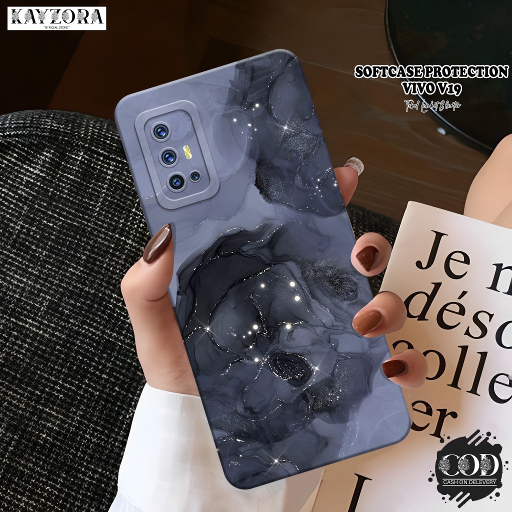 Case Hp VIVO V19 Terbaru - KAYZORA - Fashion Case Abstrak - Softcase VIVO V19 - Pro Camera - Casing 