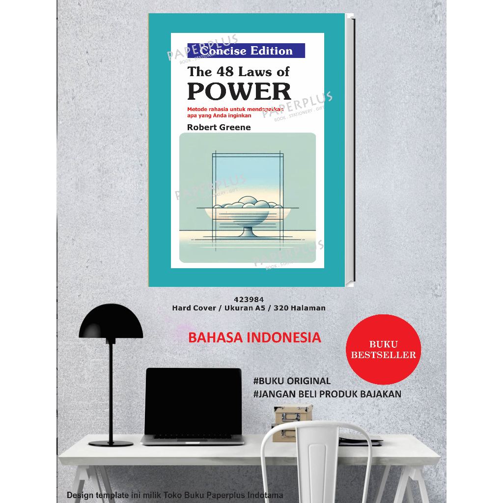 The 48 Laws of Power / 48 Hukum Kekuasaan / Concise Edtion by Robert Green / Buku Inspirasi / HC / R