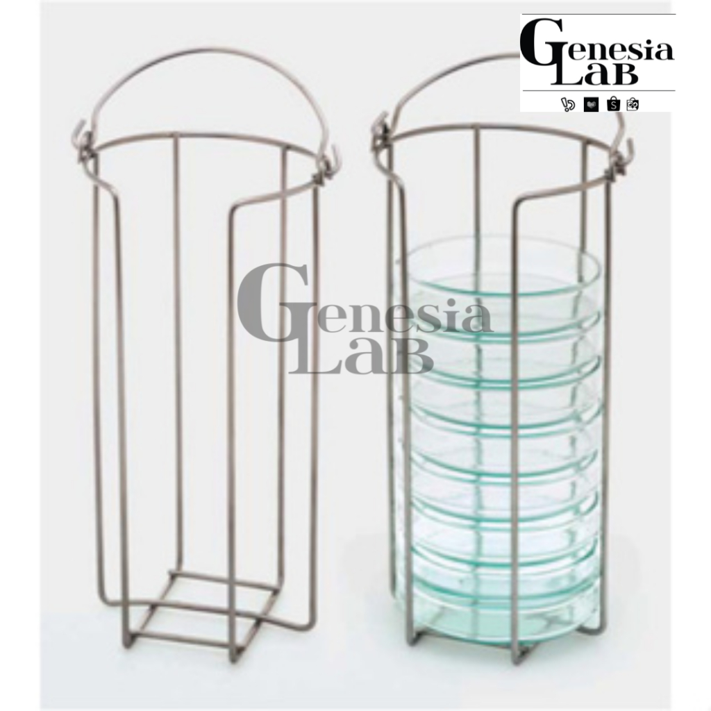 Petridish Holder Stainless Steel / Petridish Basket Isolab 081.20.001