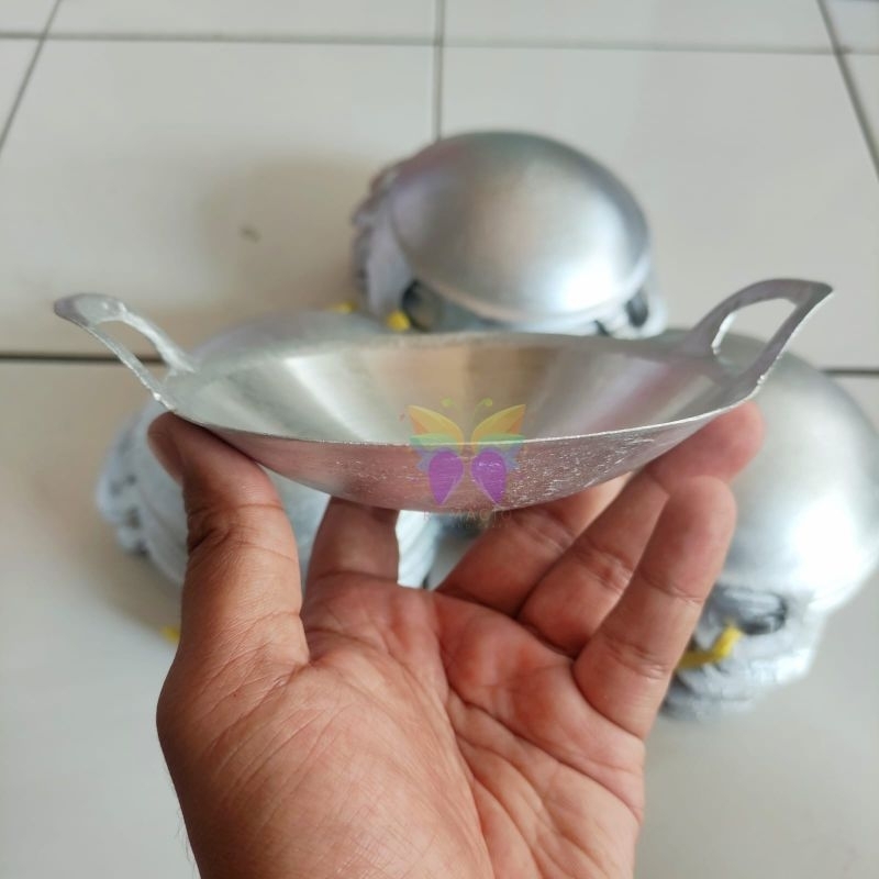 WAJAN MINI KATEL MINI PELENGKAP MAINAN MASAK MASAKAN ANAK BISA DIPAKAI MASAK BENERAN