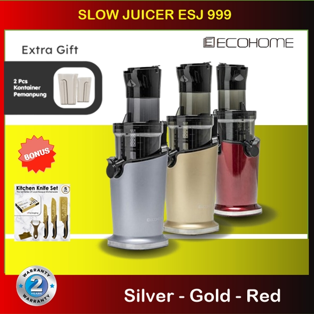 ECOHOME SLOW JUICER ESJ-999 ORIGINAL JUICER