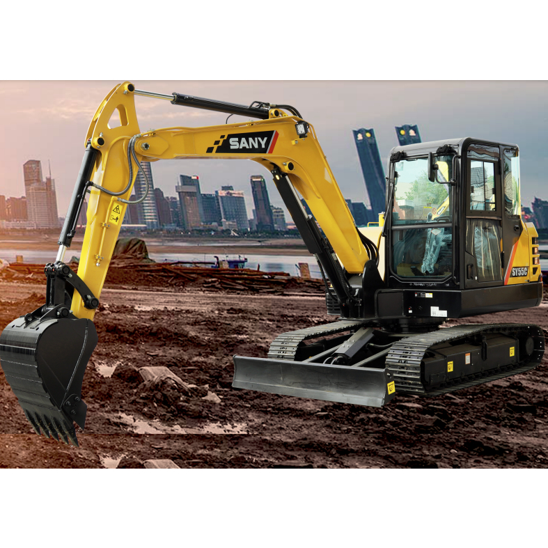 Cutting Stiker Excavator Sany 55 C