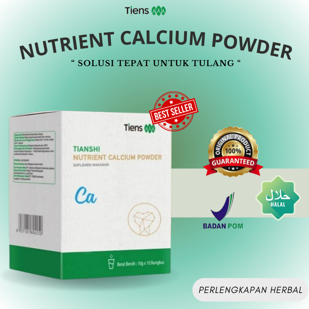

Susu untuk Patah Tulanng dan Untuk Peninggi Badan 100% HALAL BPOM | Nutrient Calcium Powder 1 Box 10 Sachet