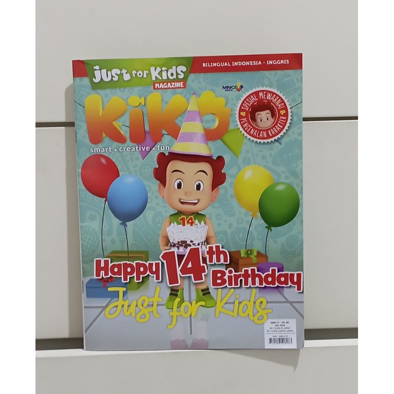 Majalah Just For Kids KIKO Edisi Juli - Agustus 2024