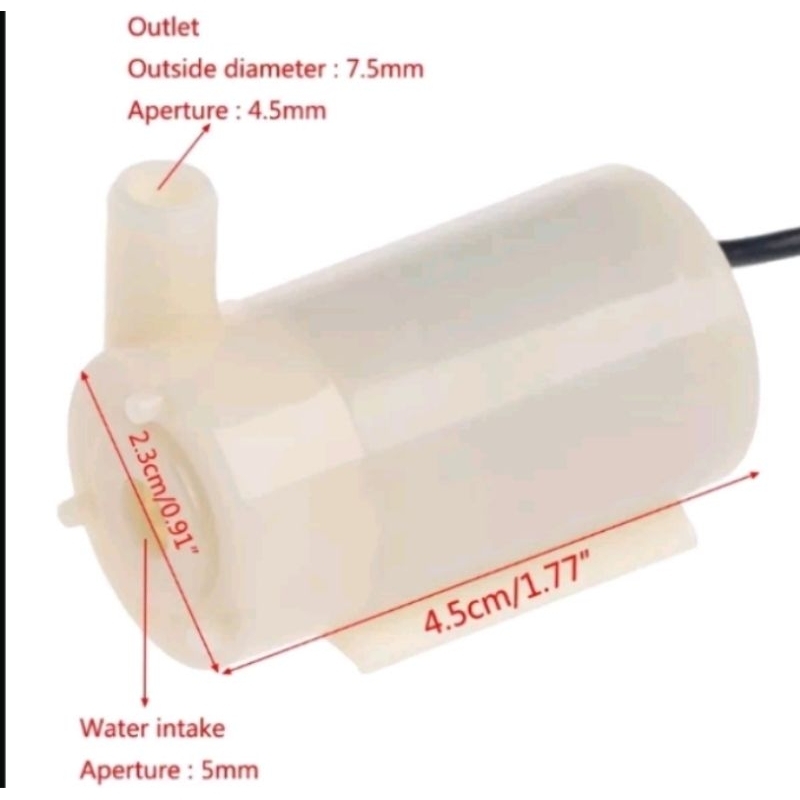 Pompa Air mini dc 5v Aquarium