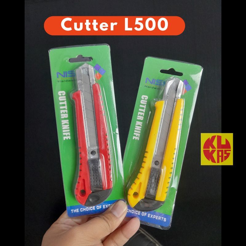 

CUTTER BESAR L-500 L500 PISAU KATER SILET PEMOTONG KERTAS IPW KUKAS.ID