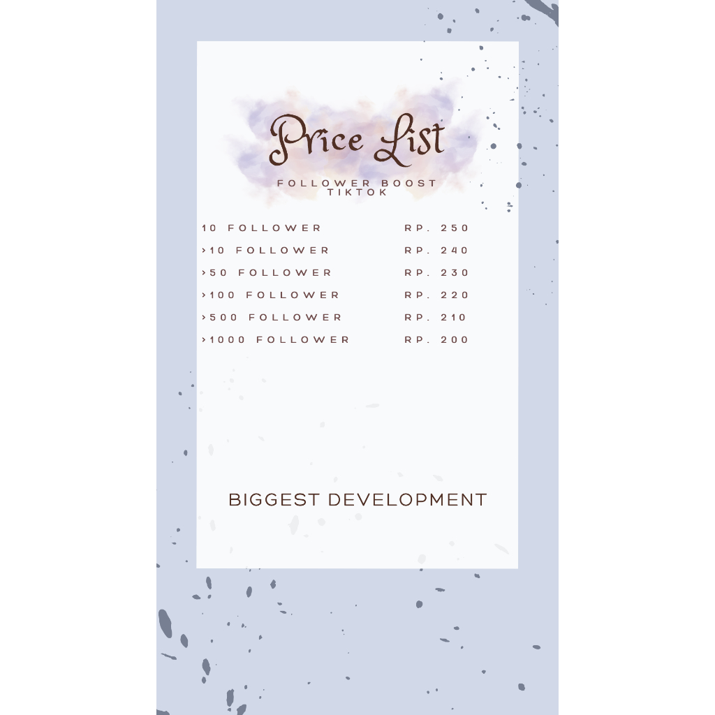 Tiktok Booster (Khusus Penambahan Follower)